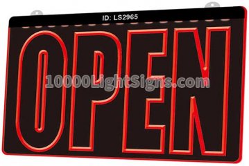 LS2965 Bar Pub Shop Club Open