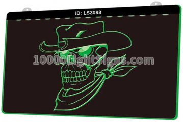 LS3088 Cowboy Skull