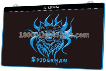 LD3494 Wolf Face Spiderman