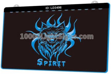 LD3496 Wolf Face Spirit