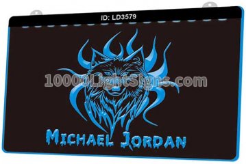 LD3579 Wolf Face Michael Jordan