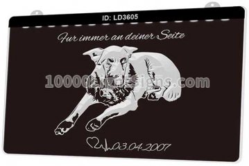 LD3605 Fur Immer an Deiner Seite Dog