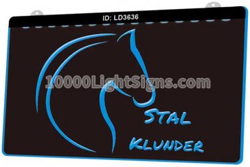 LD3636 Stal Klvnder Horse Head Mask Animal