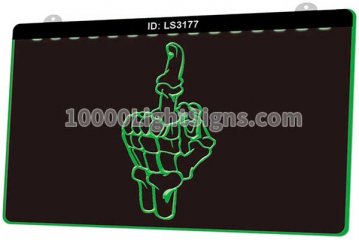 LS3177 Finger Skull Bone