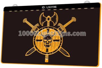 LS3196 Axe Sword Viking