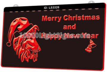 LS3326 Merry Christmas Happy New Year