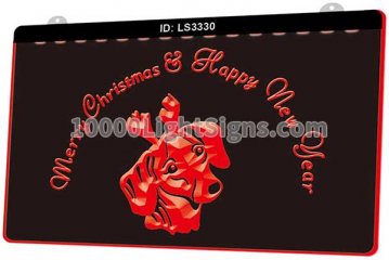 LS3330 Merry Christmas Happy New Year