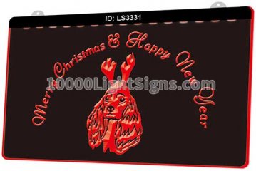 LS3331 Merry Christmas Happy New Year