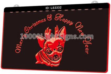 LS3332 Merry Christmas Happy New Year