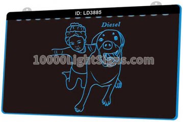 LD3885 Dot Pet Animal Diesel