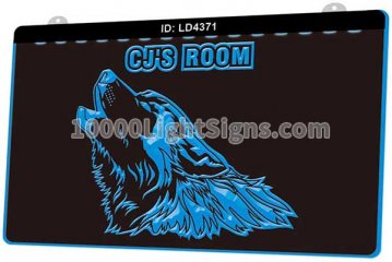 LD4371 Wolf Head Animal