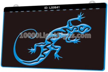 LS0641 Gecko Lizard Window