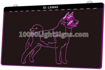 LS0643 Akita Dog Pet Shop