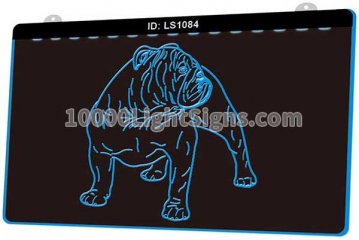 LS1084 Bulldog Dog Shop Pet