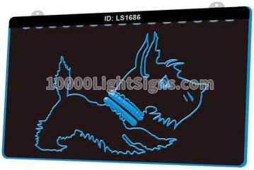 LS1686 Old Fashioned Scottie Dog Shop