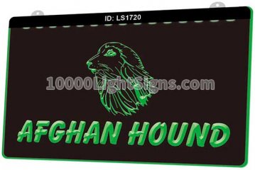 LS1720 Afghan Hound Dog Pet Shop