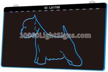 LS1788 Westie Dog Pet Shop
