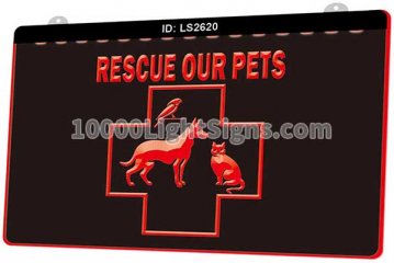 LS2620 Rescue Our Pets Dog Cat Bird