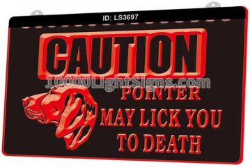 LS3697 Caution Pointer May Lick You To Death