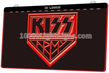 LD0033 KISS Army Kiss Rock Music