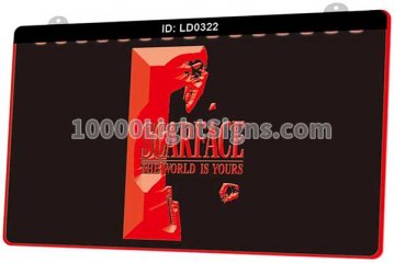 LD0322 Scarface the World Is Yours