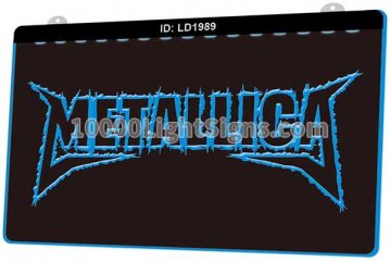 LD1989 Metallica Heavy Metal Band Music