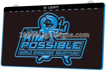 LD2077 Disney Kim Possible World Showcase Aduenture