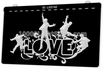 LD2142 The Beatles Band Music Love