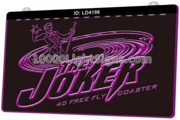 LD4198 The Joker 4D Free Fly Coaster