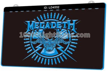 LD4552 Megadeth Heavy Metal Band