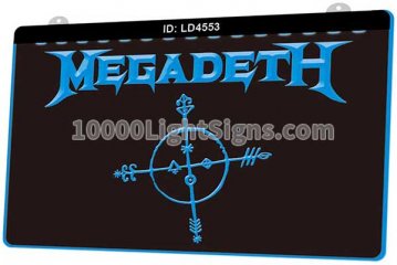 LD4553 Megadeth Heavy Metal Band
