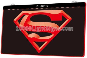 LS0110 Superman Heroe Cueva