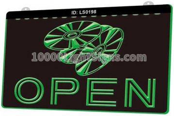 LS0198 Open Dvd Blu Ray Movie Disc