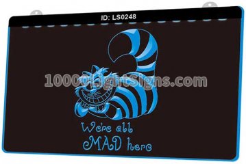 LS0248 Disney Caterpillar Were All Madd Here