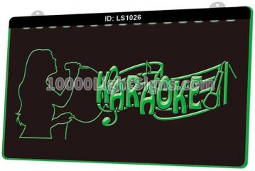 LS1026 Karaoke Singing Lady Bar
