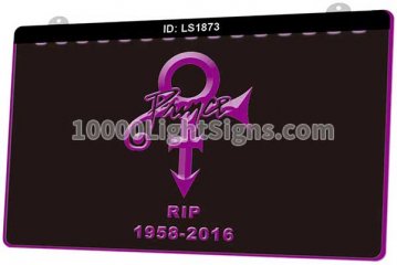 LS1873 Prince Symbol Rip 1958 2016 Band Music