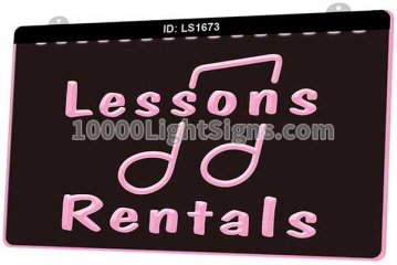 LS1673 Music Lessons Rentals School