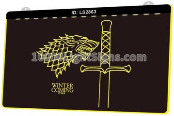LS2863 Winter Coming Stark