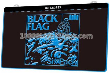 LS3783 Black Flag Six Pack