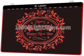 LS3301 Merry Christmas Happy New Year
