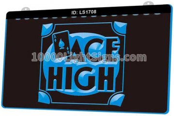 LS1708 Ace High Poker Game Room