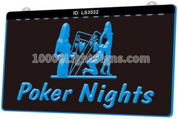 LS3532 Casino Poker Nights Game Room