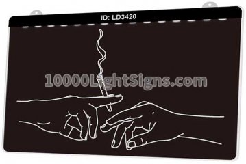 LD3420 Smoke Cigarette Hands