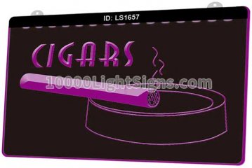 LS1657 Cigars Bar Club Cigarette Shop