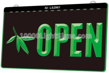 LS2961 Smoke Cannabis Open