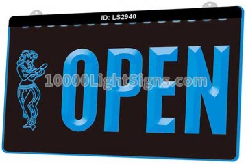 LS2940 Open Sexy Girls Pub Club Open