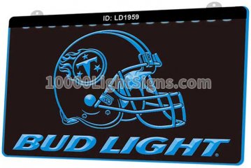 LD1959 Tennessee Titans AFC NFL Helmet Sports Bud Light