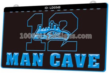 LD0549 Seattle Seahawks NFC NFL Sports 12th Man Cave