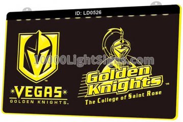 LD0526 Vegas Golden Knights The College of Saint Rose VGK NHL Sports