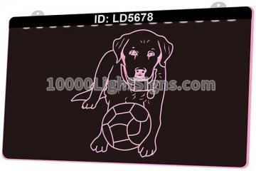 LD5678 Dog Football